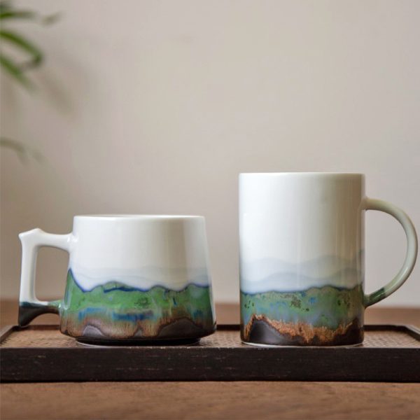 Creative Chinese Ceramic Mug Coffee Couple Personality