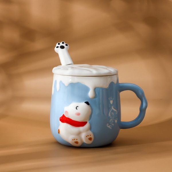 Creative Cute Polar Bear Ceramic Mug