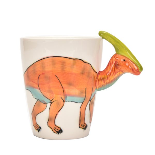 3D Thermal Transfer Dinosaur Modeling Animal Ceramic Mug