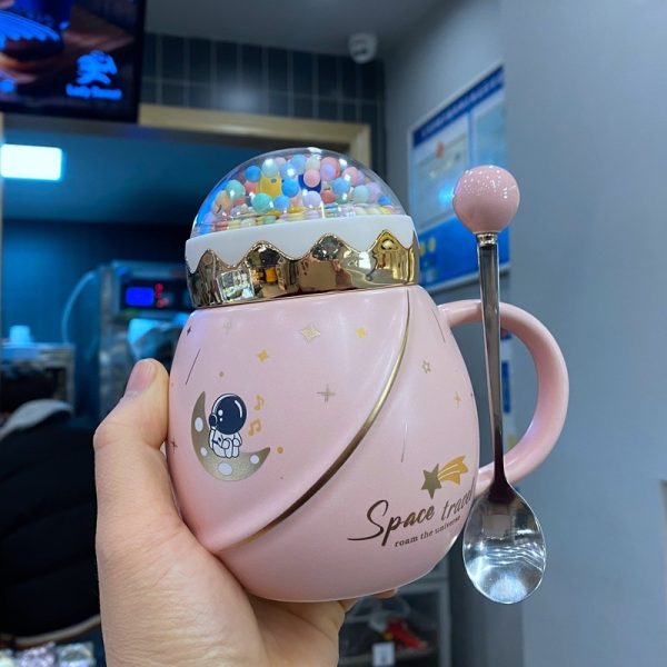 Happy Planet Korean Mug With Spoon Screw