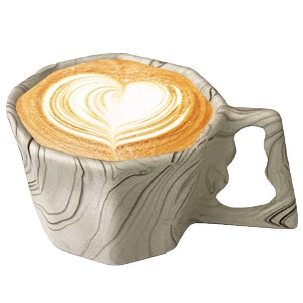 Simple Ink Octagonal Mug Good-looking Ceramic Cup