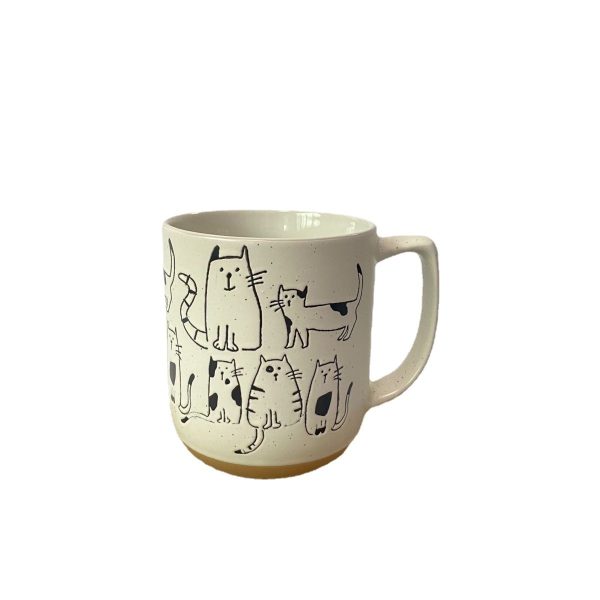 Internet Celebrity Hand-painted Pattern Ceramic Mug