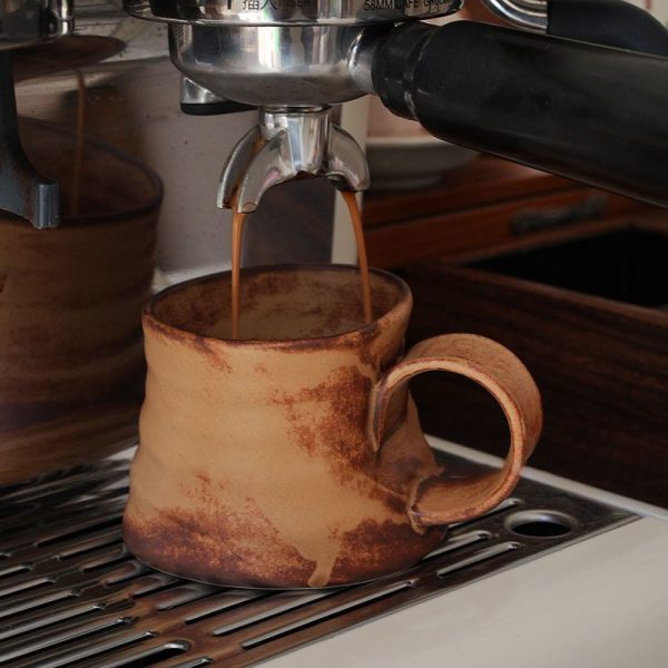 Retro Stoneware Glaze Kiln Ceramic Mug