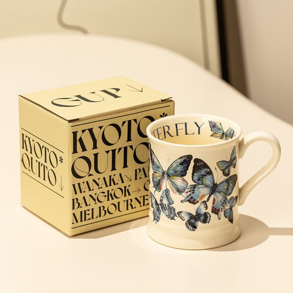 Good-looking Ceramic Couple Water Cup Vintage Gift For Girls Breakfast Coffee Mug