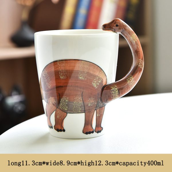 3D Thermal Transfer Dinosaur Modeling Animal Ceramic Mug