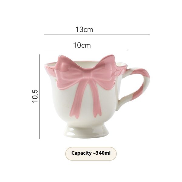 Original Design Girl Heart Bow Mug