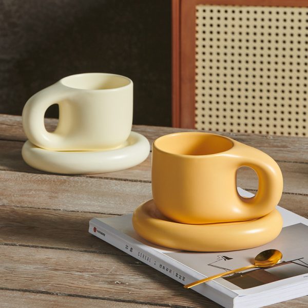 Fat Ceramic Mug Large-capacity Water Cup