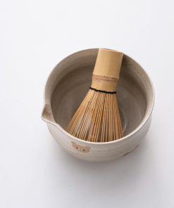 Bear Ceramic Matcha Bowl Set with Bamboo Whisk, 450ml Starter Kit