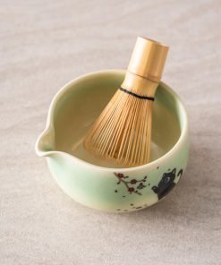 Black Black Cat Cat Ceramic Matcha Bowl Set with Bamboo Whisk, 450ml Starter Kit