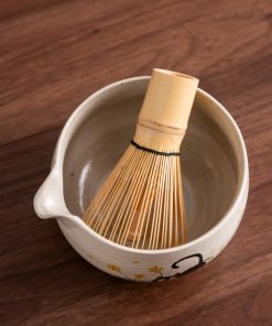 Cat Hand-painted Ceramic Matcha Bowl Set, 450ml Starter Kit