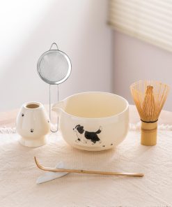 Ceramic Matcha Bowl Set, 450ml Starter Kit
