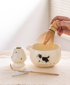 Ceramic Matcha Bowl Set, 450ml Starter Kit