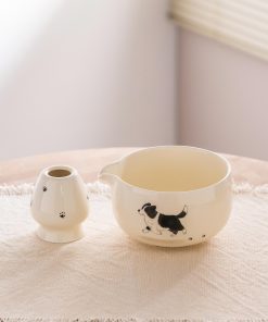 Ceramic Matcha Bowl Set, 450ml Starter Kit