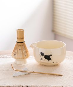 Ceramic Matcha Bowl Set, 450ml Starter Kit