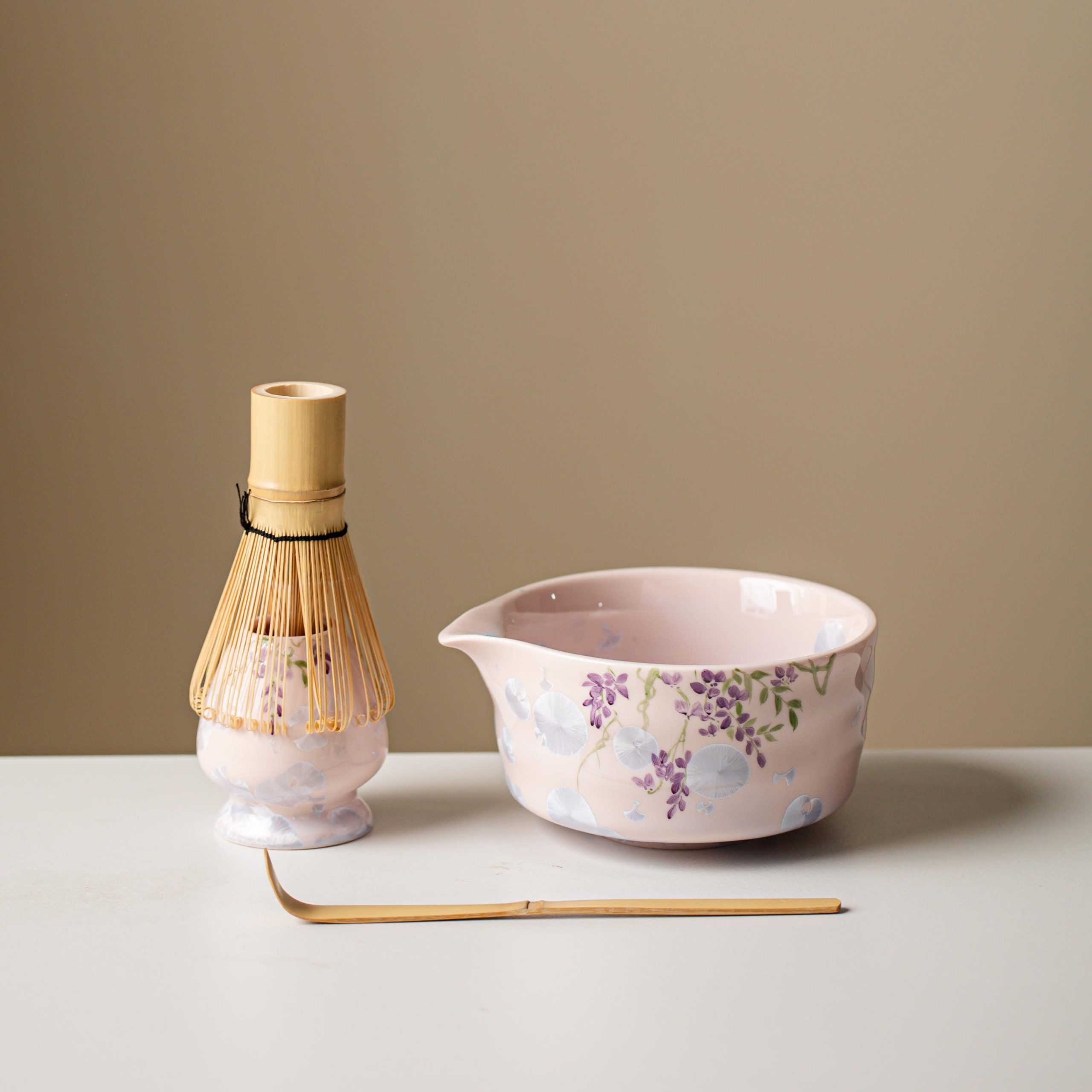 floral-crystalline-hand-painted-ceramic-matcha-bowl-set-with-bamboo-whisk-and-holder-450ml-starter-kit-01 Floral Crystalline Hand-painted Ceramic Matcha Bowl Set with Bamboo Whisk & Holder, 450ml Starter Kit