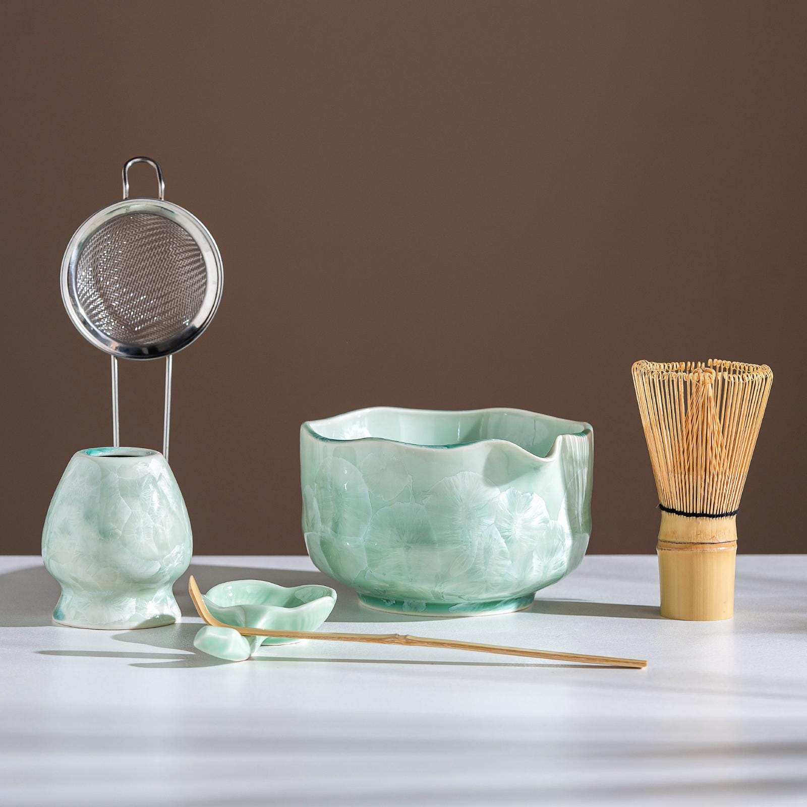 green-crystalline-ceramic-matcha-bowl-set-with-bamboo-whisk-600ml-starter-kit-02 Green Crystalline Ceramic Matcha Bowl Set with Bamboo Whisk, 600ml Starter Kit