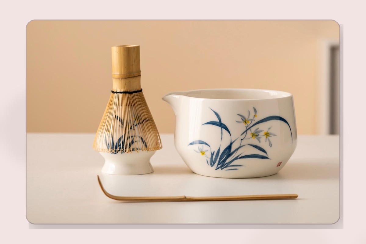 Matcha Bowl With Spout for Latte shop the look