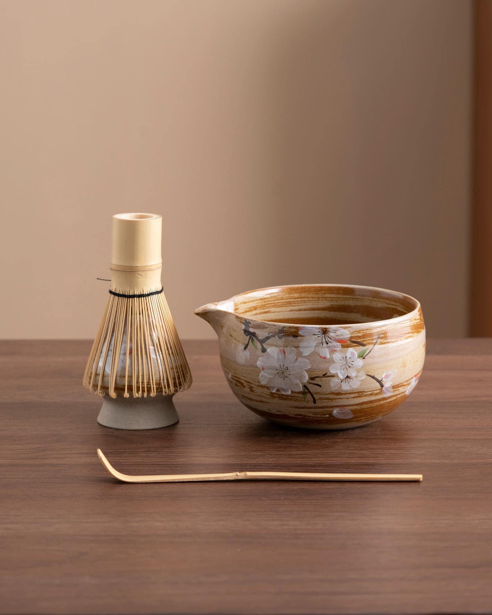 peach-blossom-hand-painted-ceramic-matcha-bowl-set-with-bamboo-whisk-and-holder-450ml-starter-kit-01 Peach Blossom Hand-painted Ceramic Matcha Bowl Set with Bamboo Whisk & Holder, 450ml Starter Kit