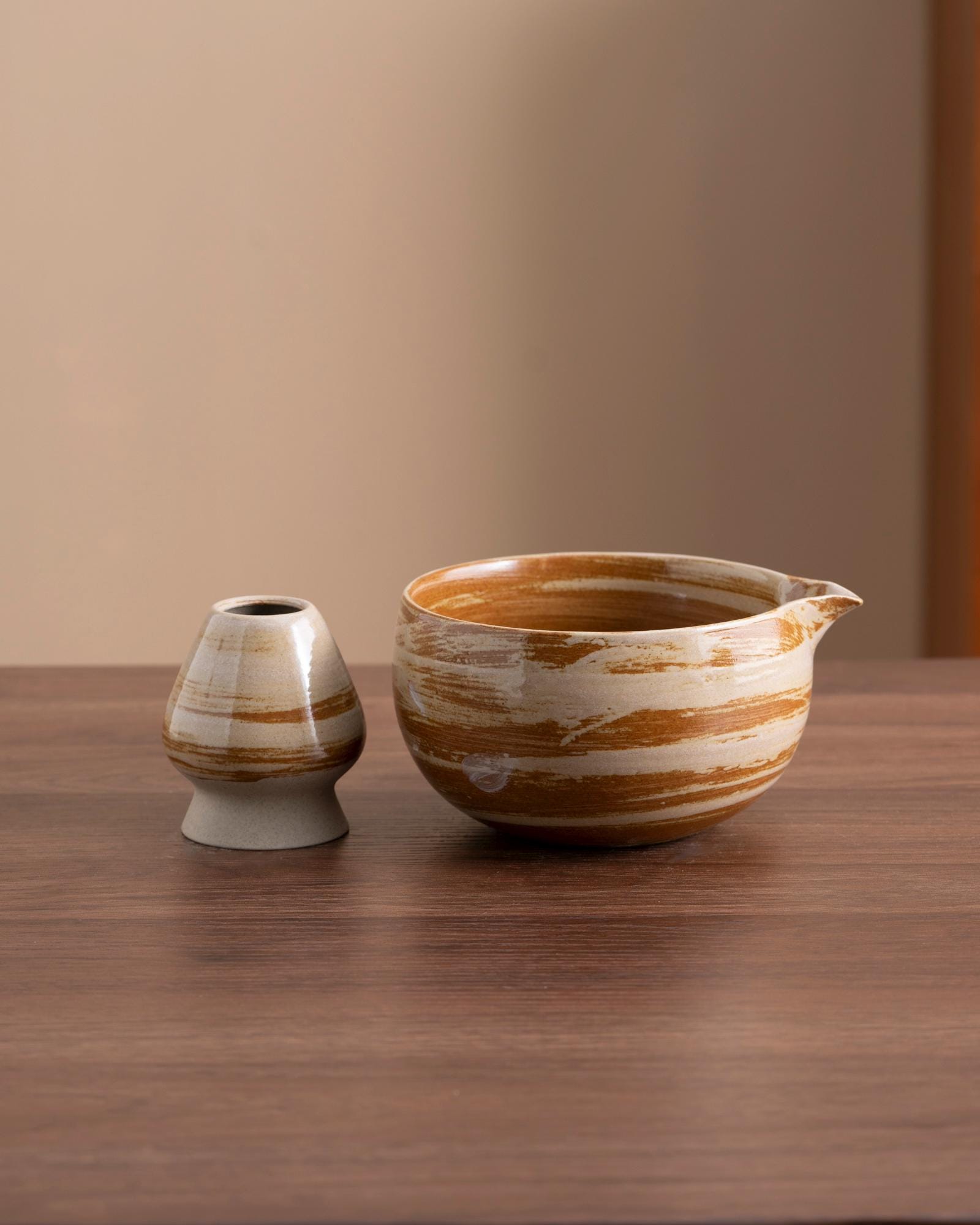 peach-blossom-hand-painted-ceramic-matcha-bowl-set-with-bamboo-whisk-and-holder-450ml-starter-kit-03 Peach Blossom Hand-painted Ceramic Matcha Bowl Set with Bamboo Whisk & Holder, 450ml Starter Kit