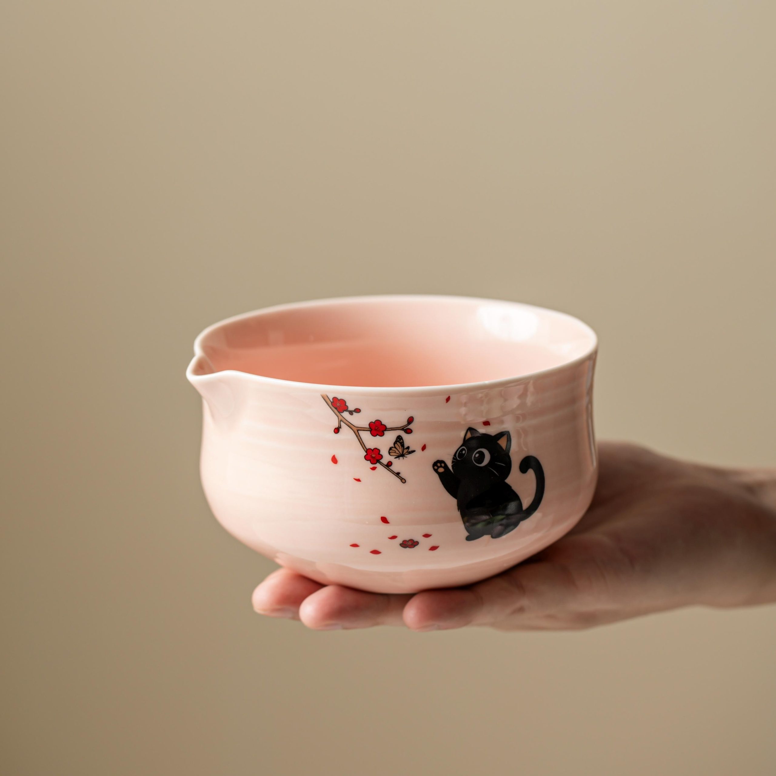 pink-black-black-cat-ceramic-matcha-bowl-set-450ml-starter-kit-02 Pink Black Black Cat Ceramic Matcha Bowl Set, 450ml Starter Kit