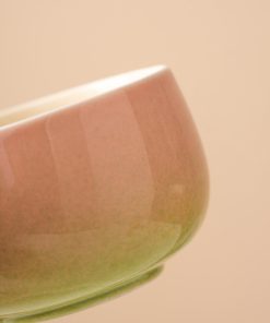 Pink Ceramic Matcha Bowl Set with Spout, Bamboo Whisk & Holder, 450ml Gift Kit