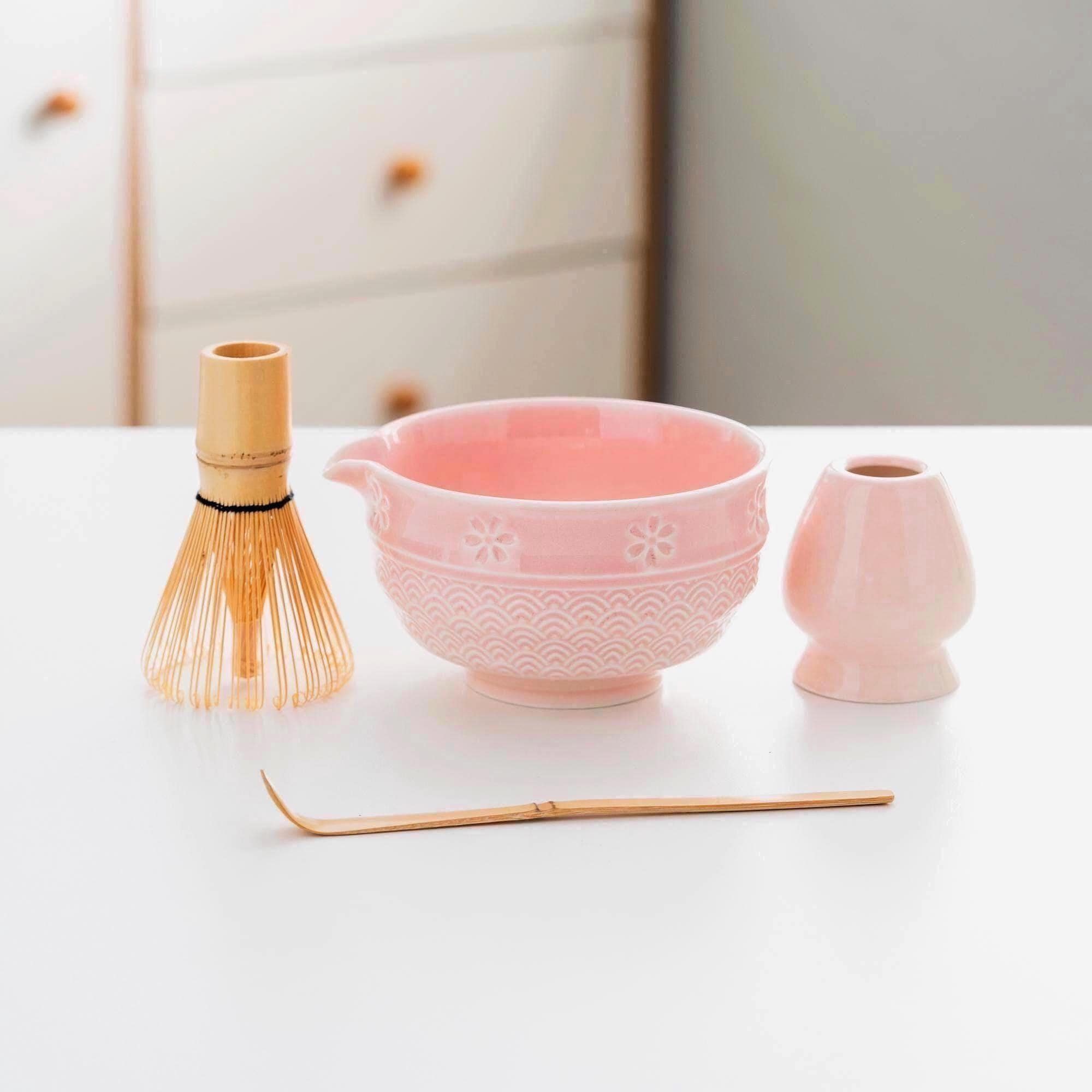 pink-sakura-ceramic-matcha-bowl-set-with-bamboo-whisk-and-holder-420ml-starter-kit-01 Pink Sakura Ceramic Matcha Bowl Set with Bamboo Whisk & Holder, 420ml Starter Kit