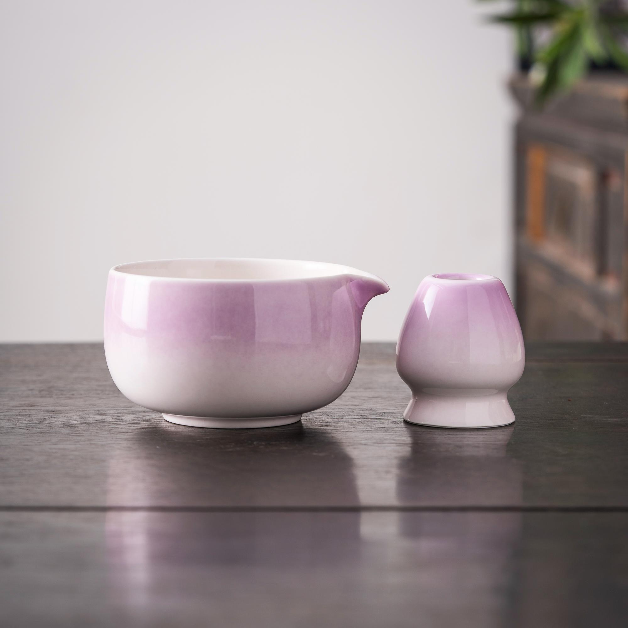 purple-ceramic-matcha-bowl-set-with-bamboo-whisk-and-holder-450ml-chawan-kit-05 Purple Ceramic Matcha Bowl Set with Bamboo Whisk & Holder, 450ml Chawan Kit