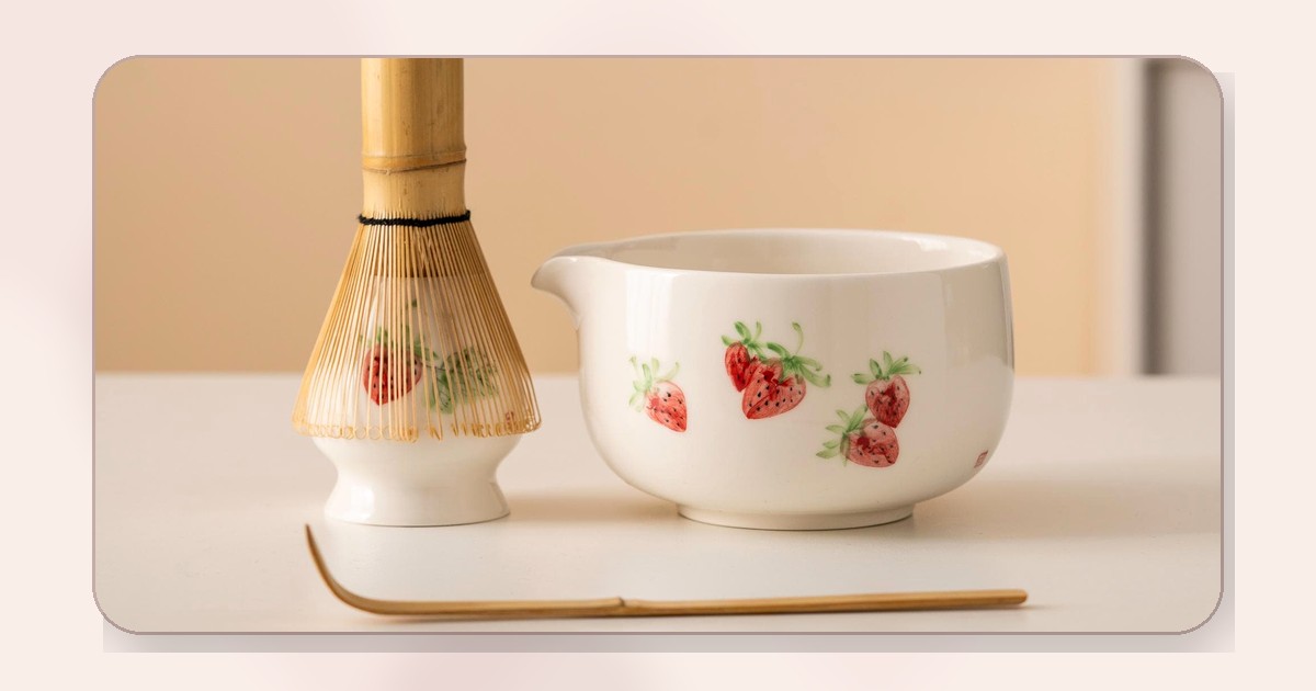 Strawberry Matcha at Home
