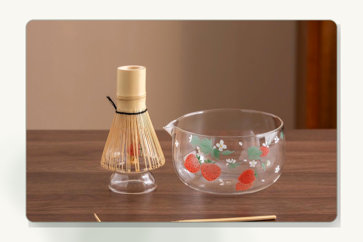 Strawberry Matcha Bowl Set Ideas shop the look